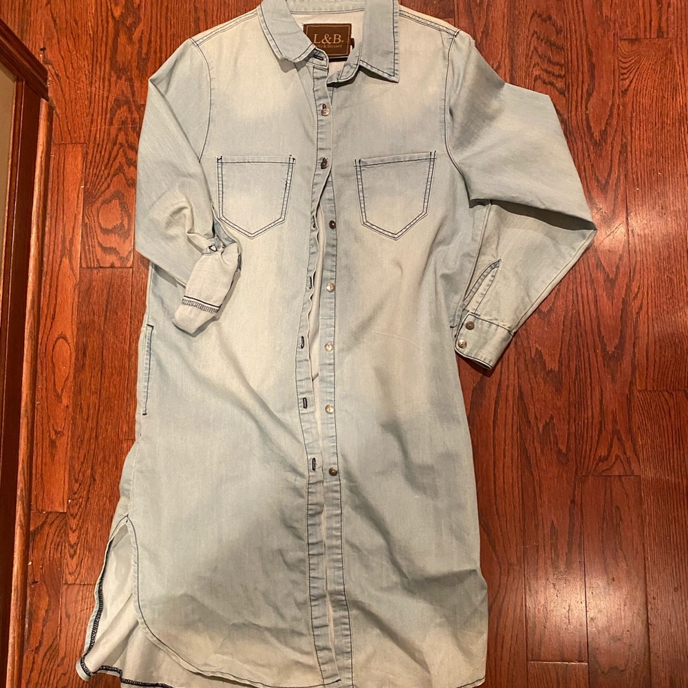 JEAN DRESS - Picture 2 of 4